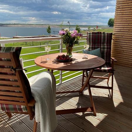 Modernes Apartment Am Hafen Mit Seeblick Grossraeschen Exteriér fotografie