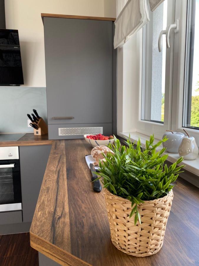 Modernes Apartment Am Hafen Mit Seeblick Grossraeschen Exteriér fotografie