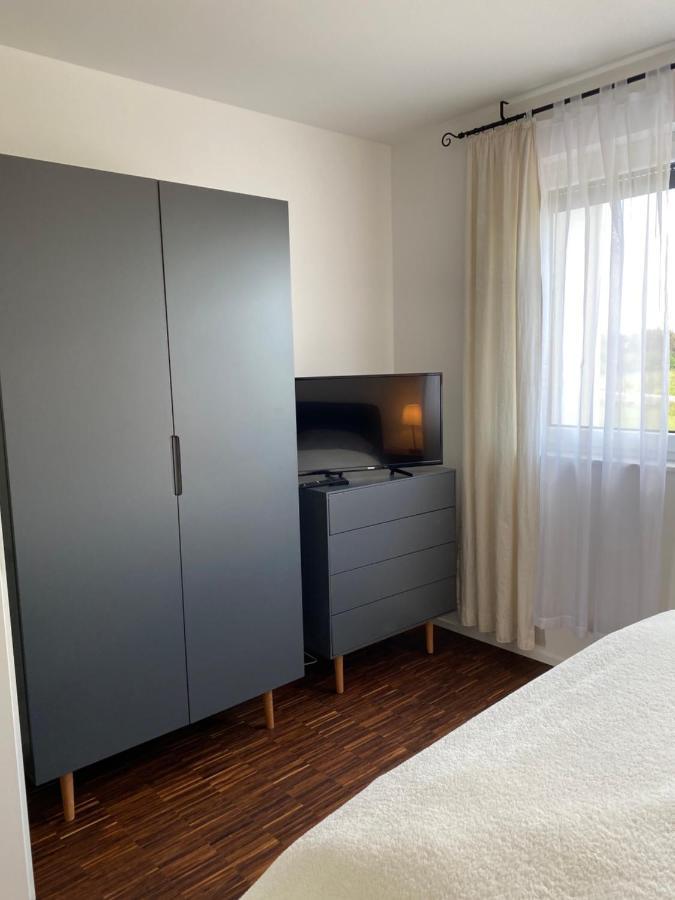 Modernes Apartment Am Hafen Mit Seeblick Grossraeschen Exteriér fotografie